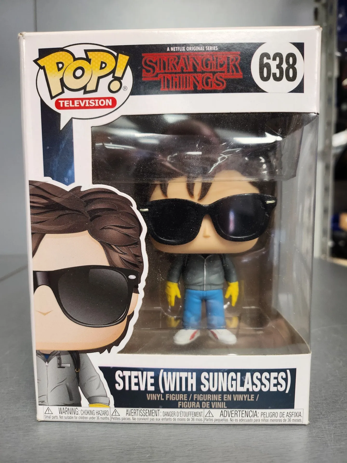 ** Collection Only ** Funko Pop Steve (with Sunglasses) Stranger Things