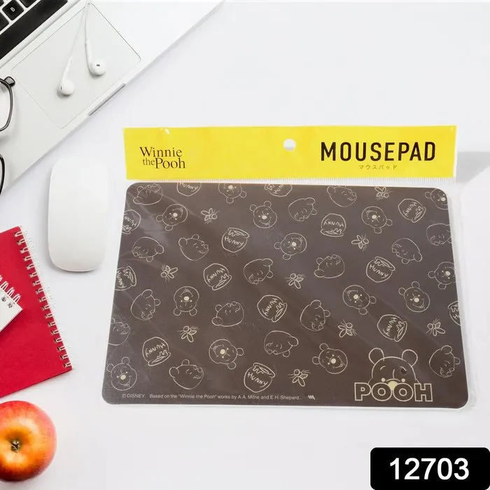 12703 CARTOON PRINTED SOFT MOUSE PAD FOR GAMING & OFFICE USE FOR ALL TYPES OF MOUSE (21 X 15 CM)