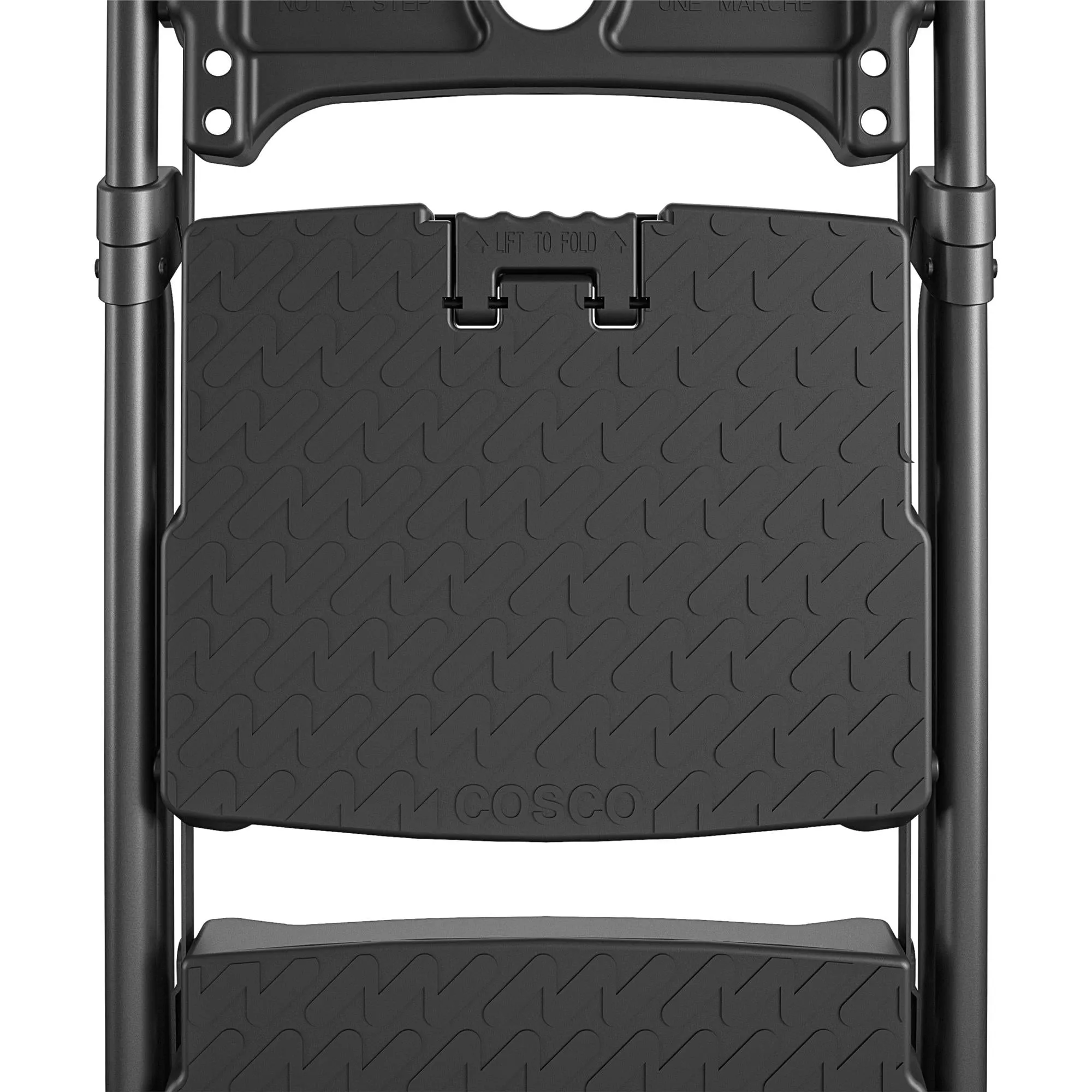 3-Step Folding Step Stool with Tray