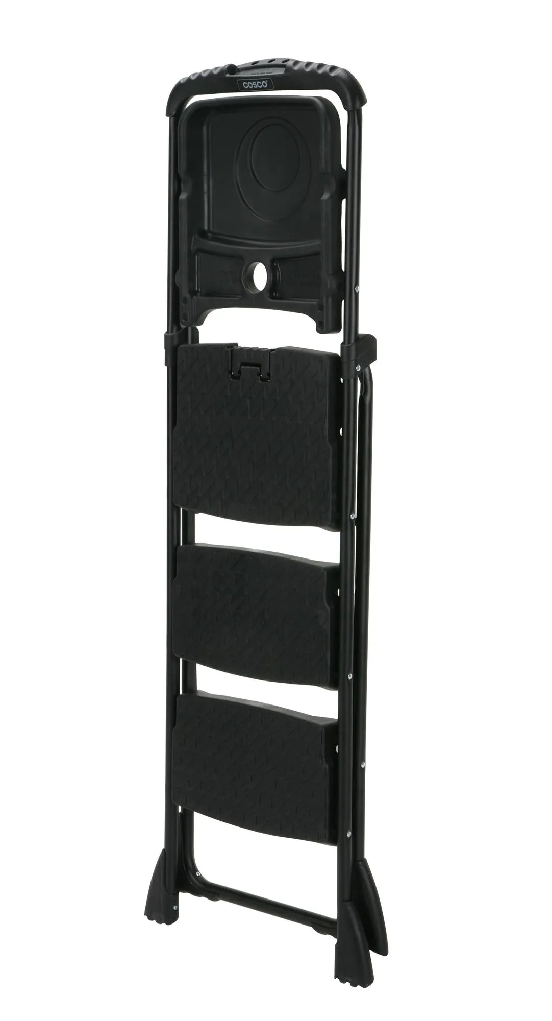 3-Step Folding Step Stool with Tray