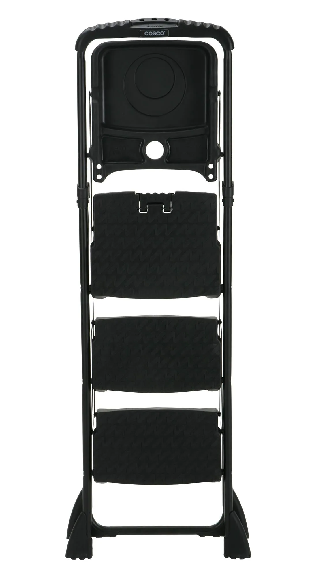 3-Step Folding Step Stool with Tray