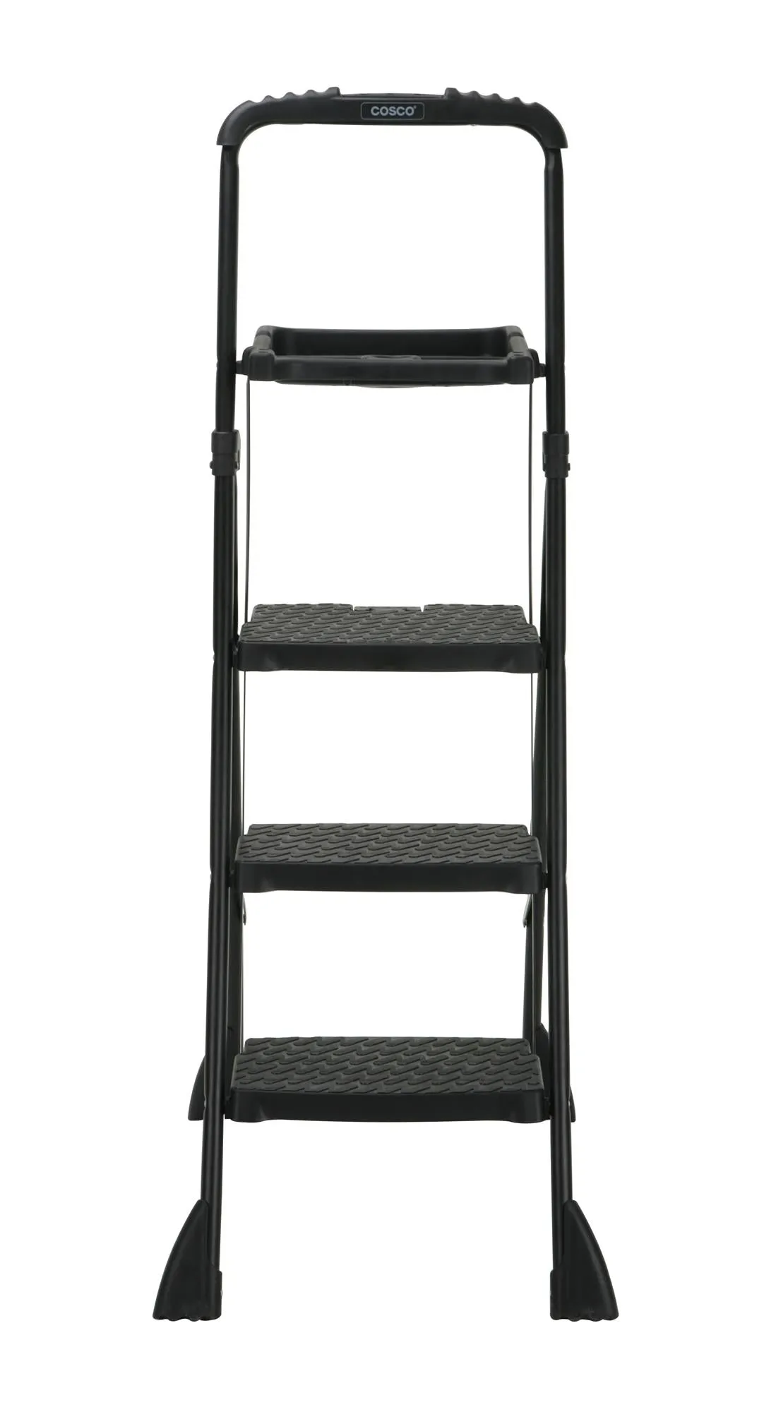 3-Step Folding Step Stool with Tray