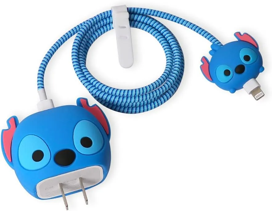 3D Cute Cartoon Series Fast Charger Protector for iPhone 18W 20W