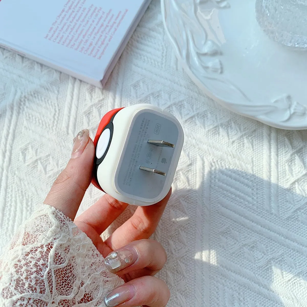 3D Cute Cartoon Series Fast Charger Protector for iPhone 18W 20W