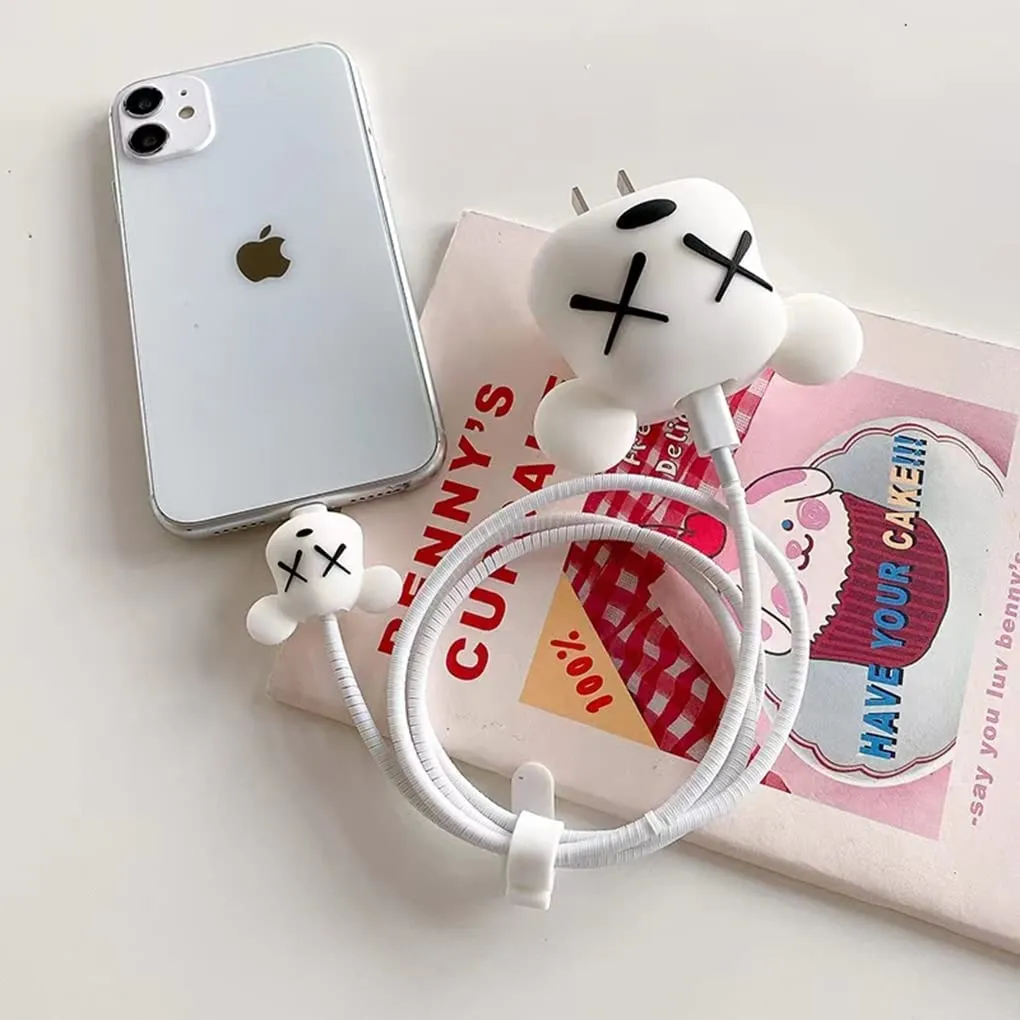 3D Cute Cartoon Series Fast Charger Protector for iPhone 18W 20W