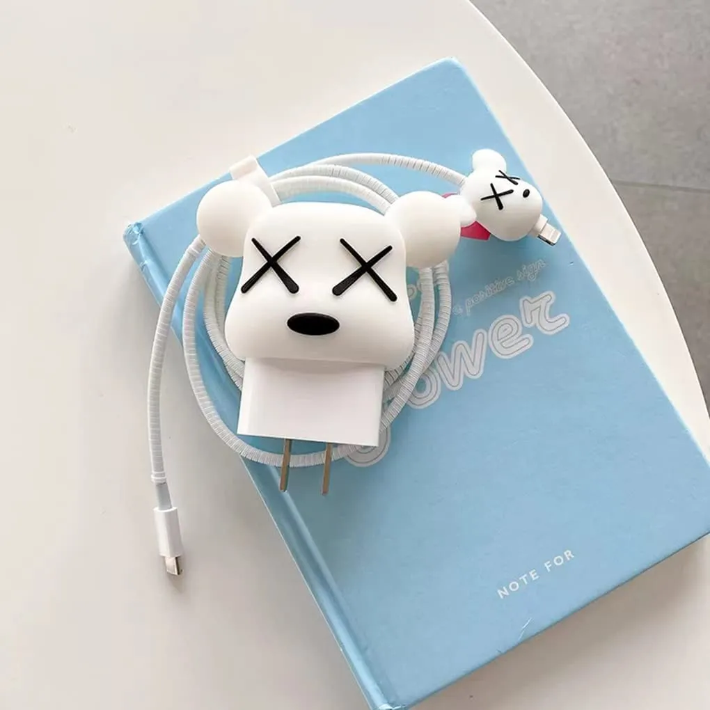 3D Cute Cartoon Series Fast Charger Protector for iPhone 18W 20W