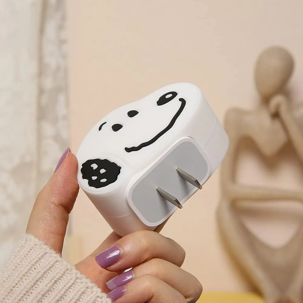 3D Cute Cartoon Series Fast Charger Protector for iPhone 18W 20W