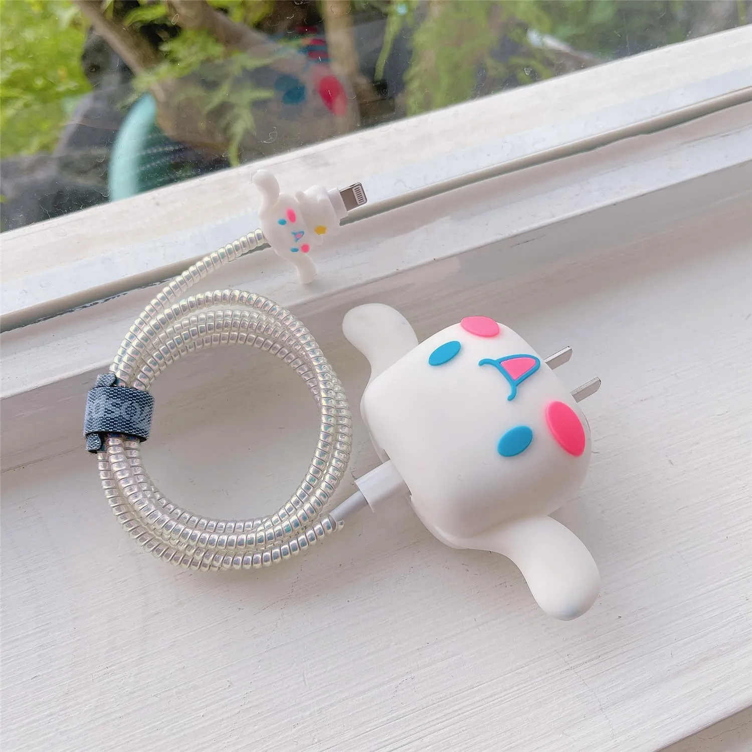 3D Cute Cartoon Series Fast Charger Protector for iPhone 18W 20W