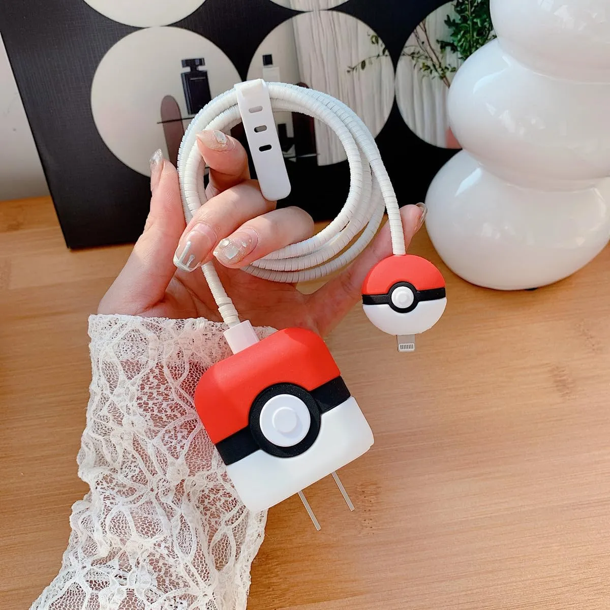 3D Cute Cartoon Series Fast Charger Protector for iPhone 18W 20W