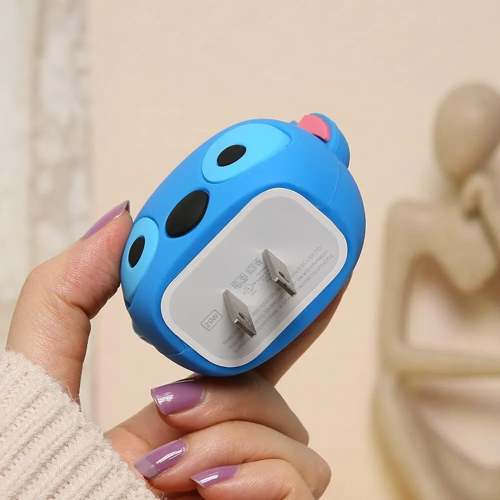3D Cute Cartoon Series Fast Charger Protector for iPhone 18W 20W