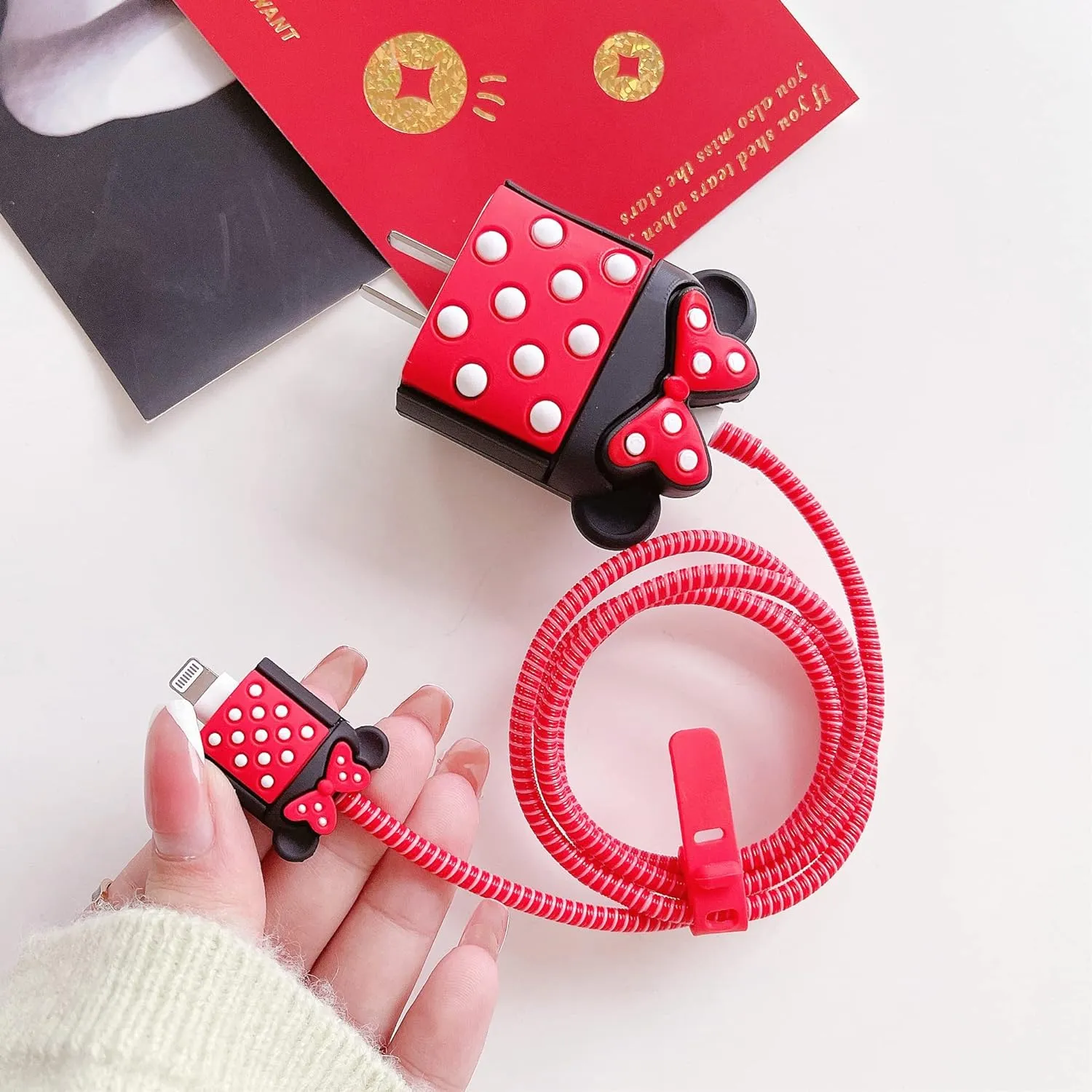 3D Cute Cartoon Series Fast Charger Protector for iPhone 18W 20W