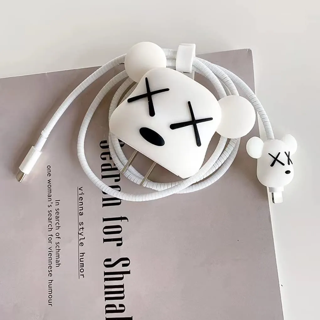 3D Cute Cartoon Series Fast Charger Protector for iPhone 18W 20W