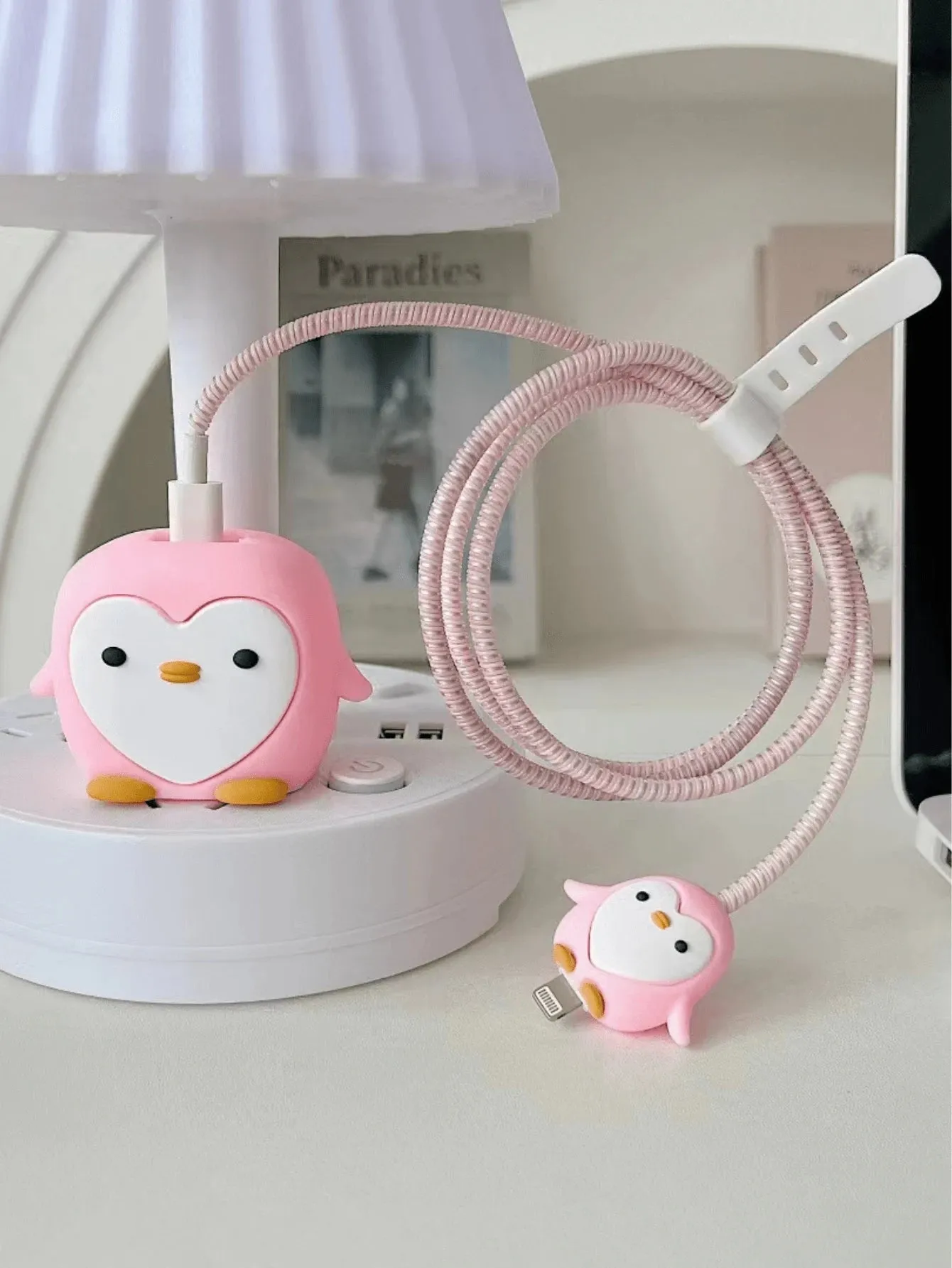 3D Cute Cartoon Series Fast Charger Protector for iPhone 18W 20W