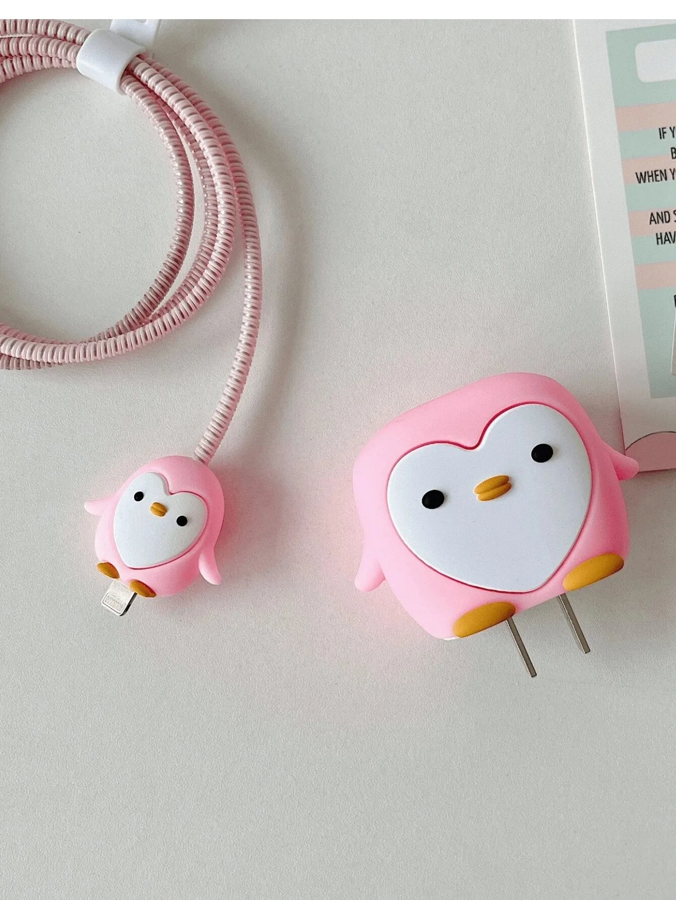 3D Cute Cartoon Series Fast Charger Protector for iPhone 18W 20W