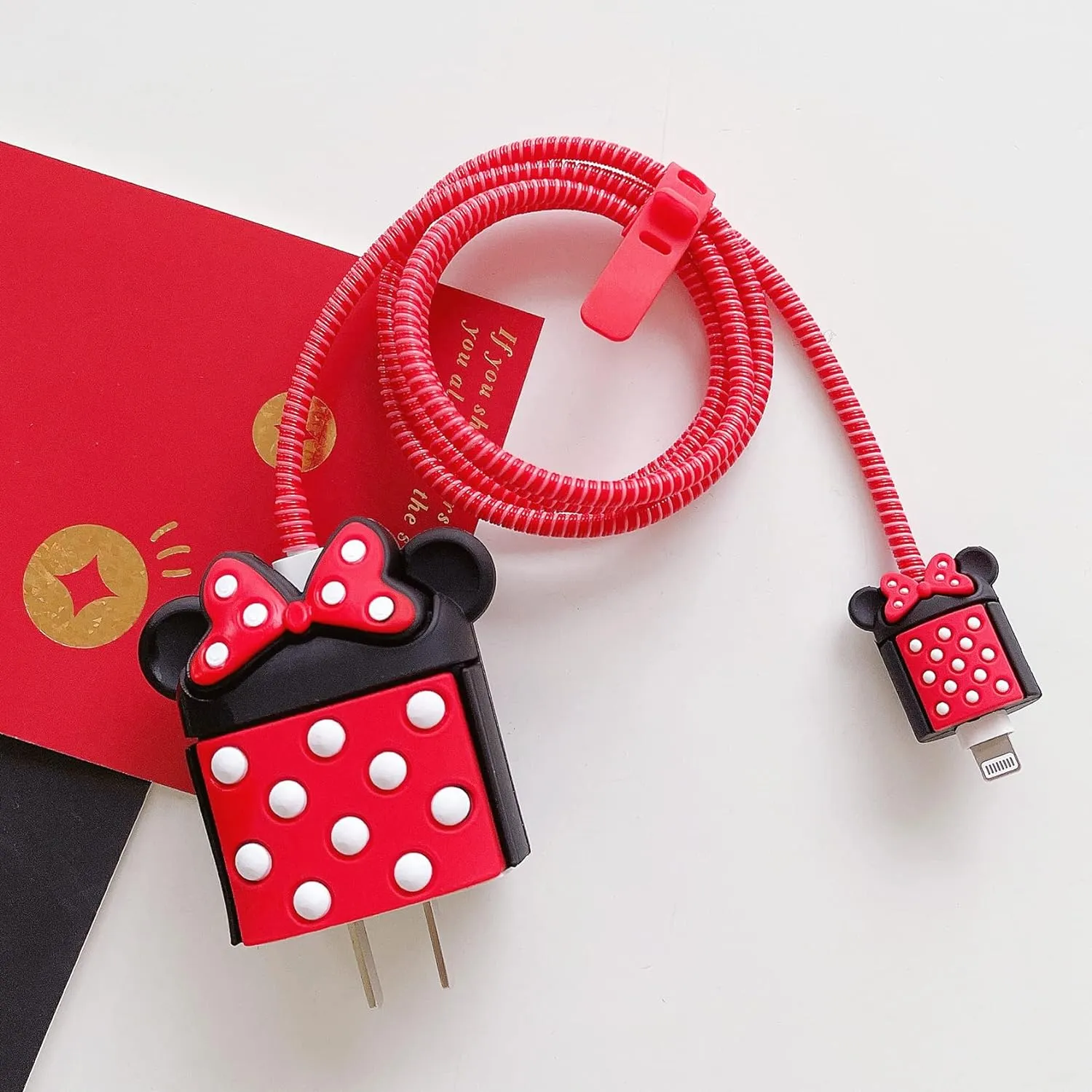3D Cute Cartoon Series Fast Charger Protector for iPhone 18W 20W
