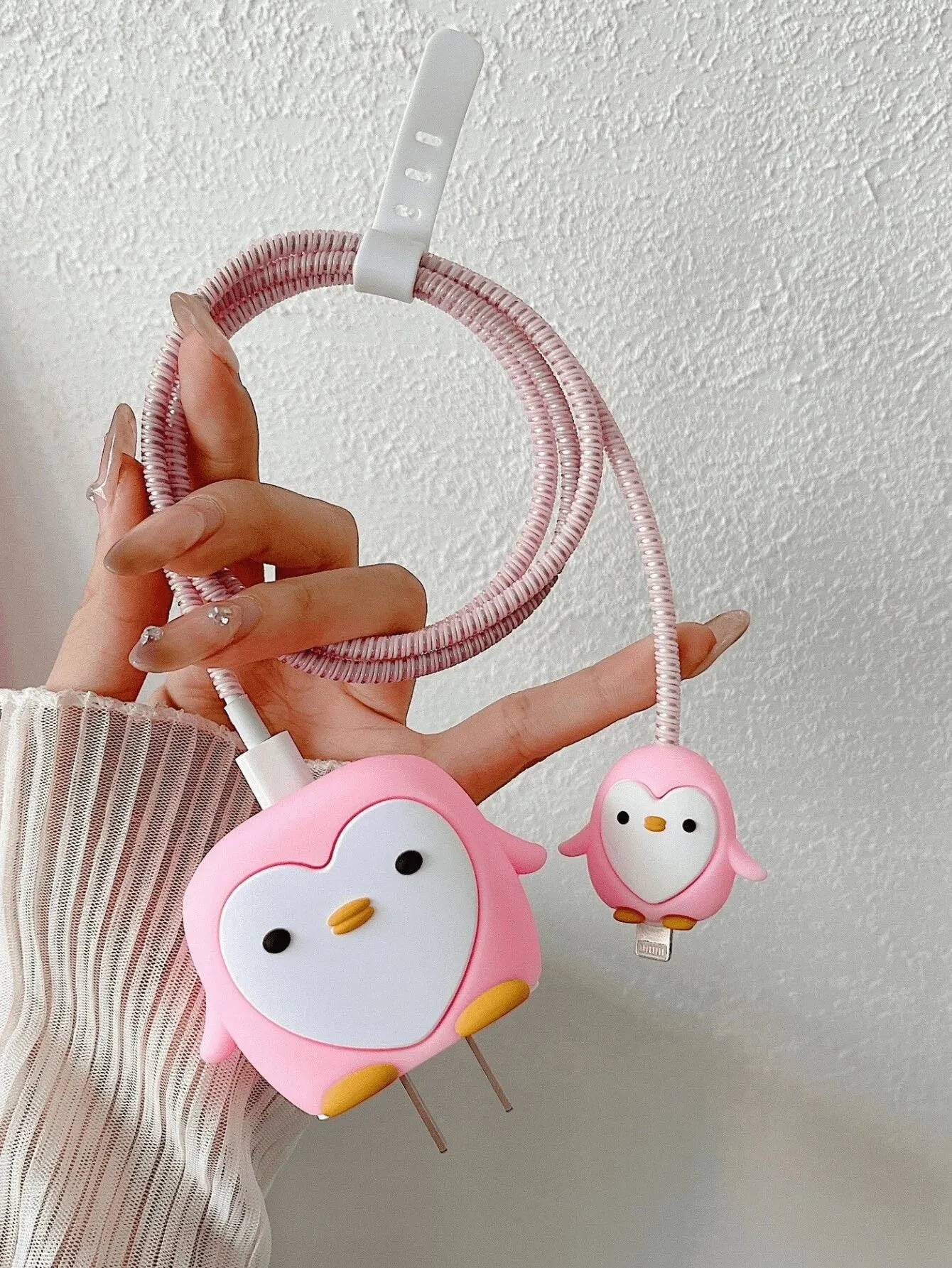 3D Cute Cartoon Series Fast Charger Protector for iPhone 18W 20W