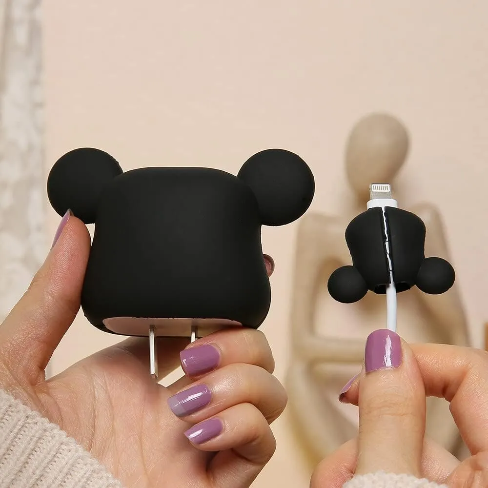 3D Cute Cartoon Series Fast Charger Protector for iPhone 18W 20W