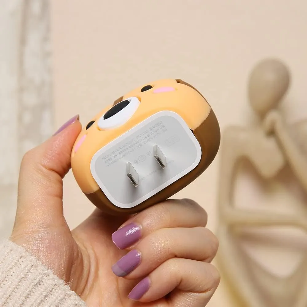 3D Cute Cartoon Series Fast Charger Protector for iPhone 18W 20W