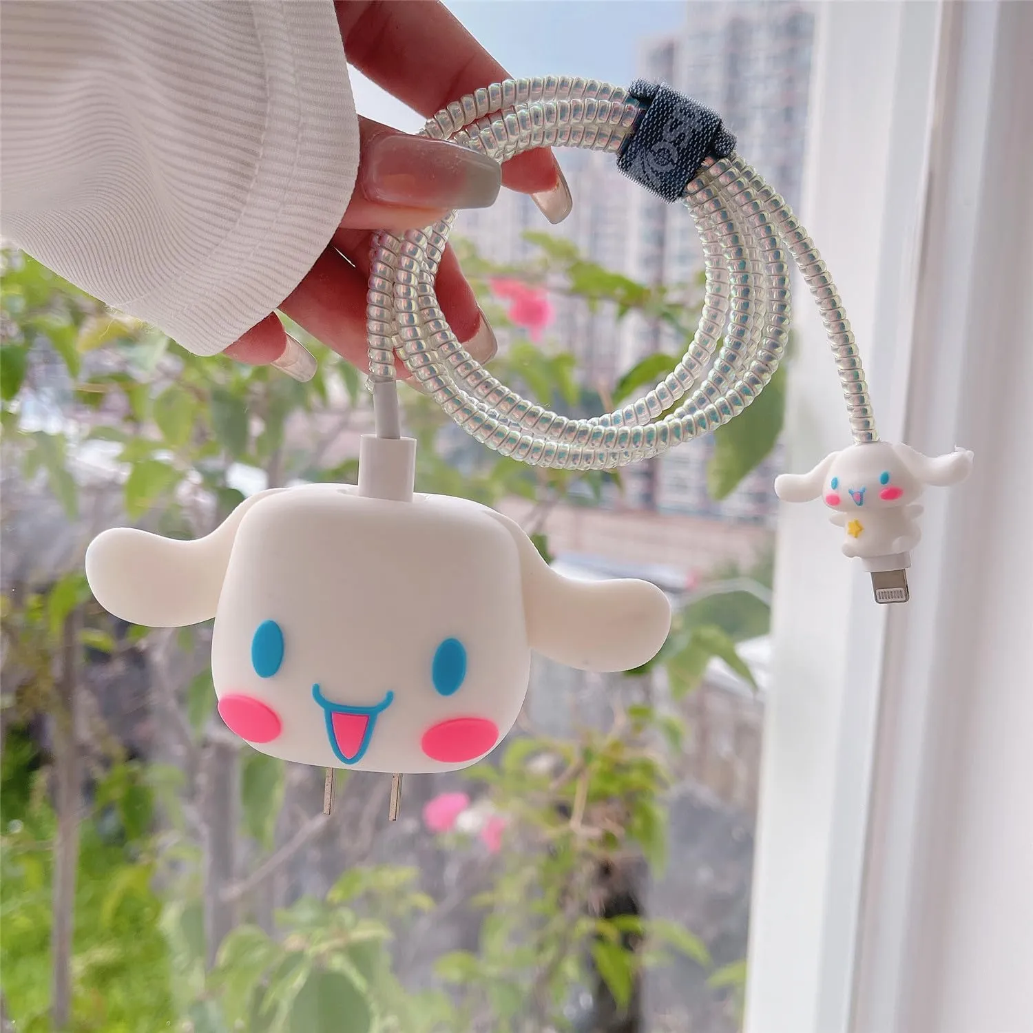 3D Cute Cartoon Series Fast Charger Protector for iPhone 18W 20W