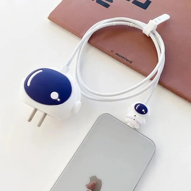 3D Cute Cartoon Series Fast Charger Protector for iPhone 18W 20W