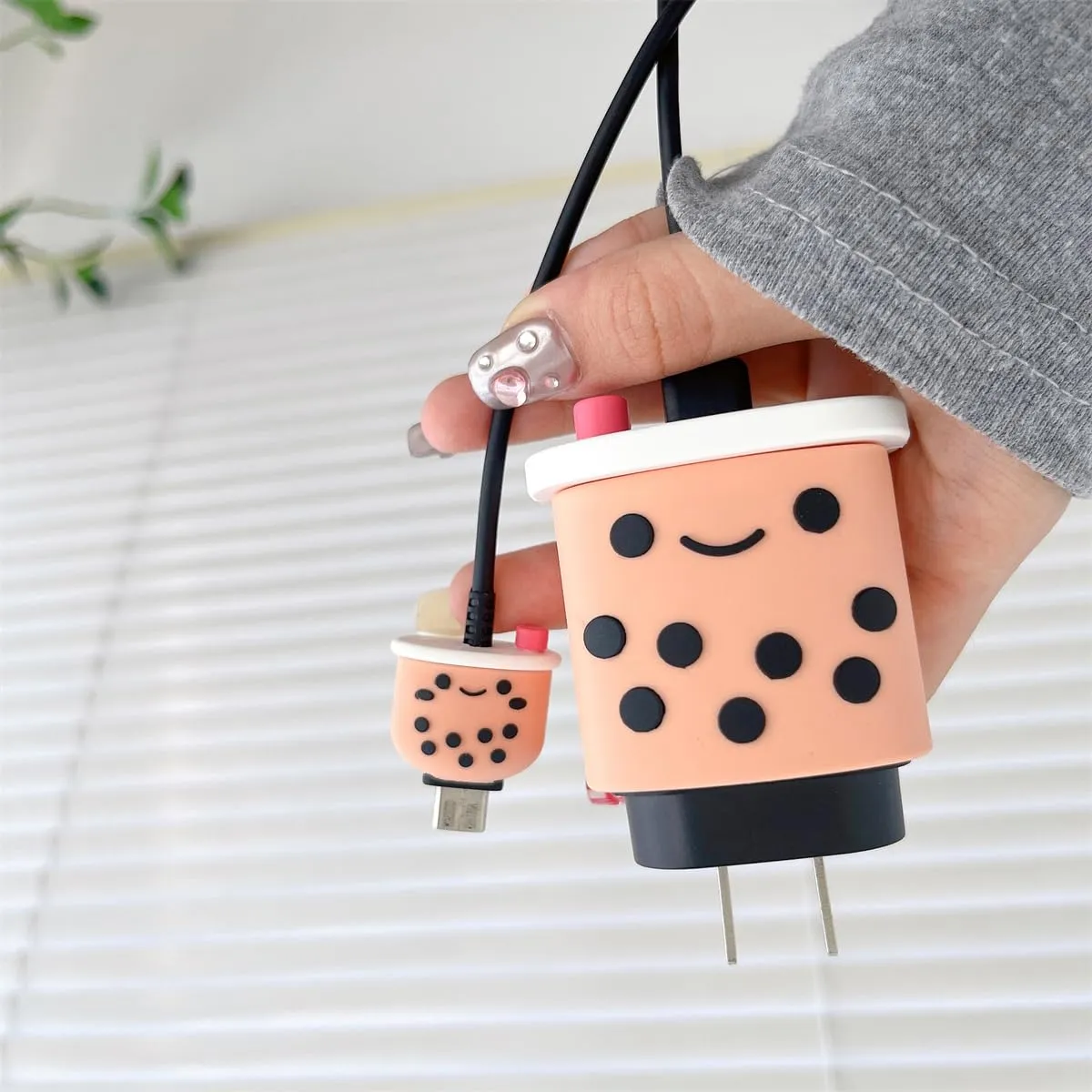 3D Cute Cartoon Series Fast Charger Protector for iPhone 18W 20W