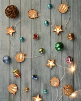 3D Rio Star & Bobbles Bunting | 118 x 3 inches