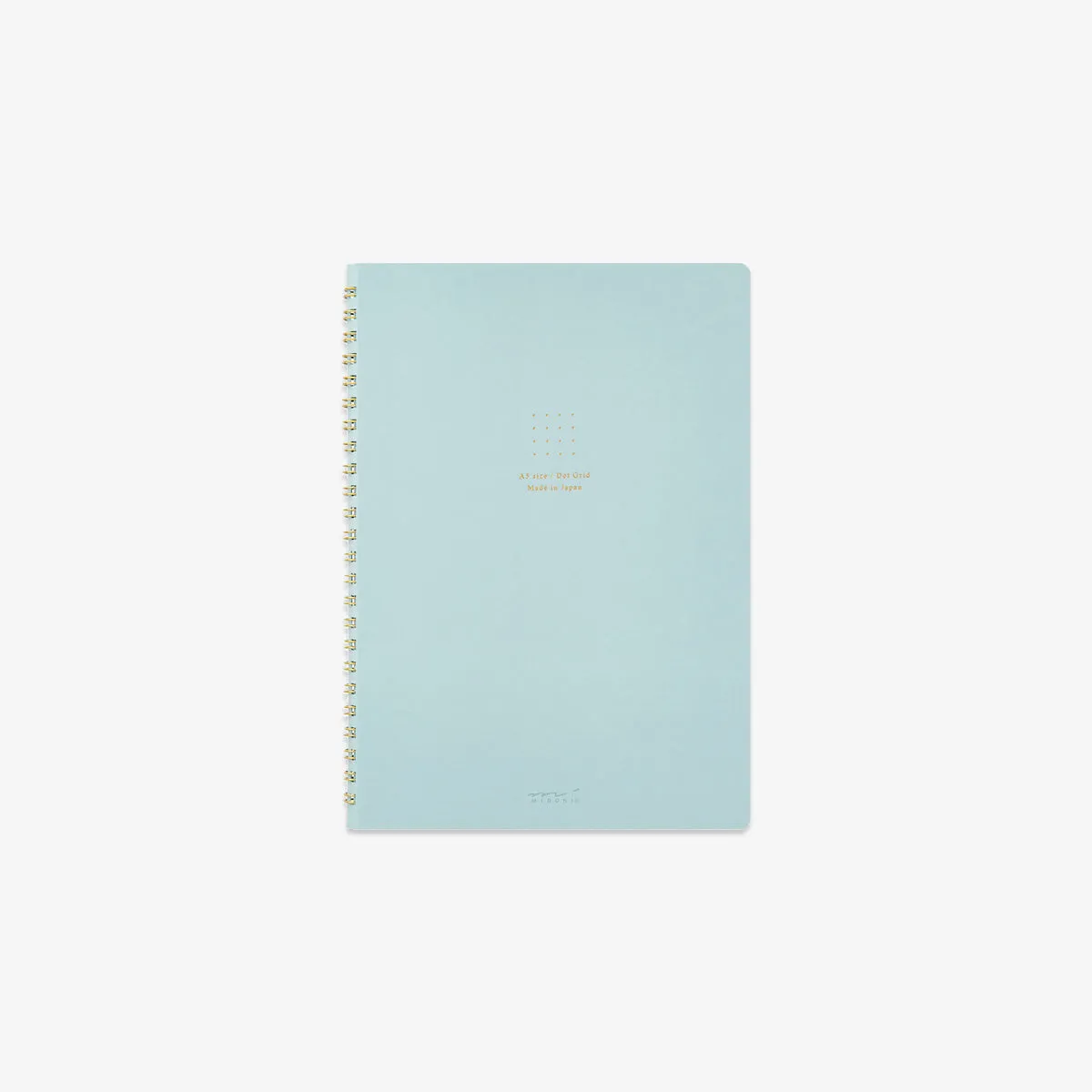 A5 RING NOTEBOOK W. DOT GRID // BLUE