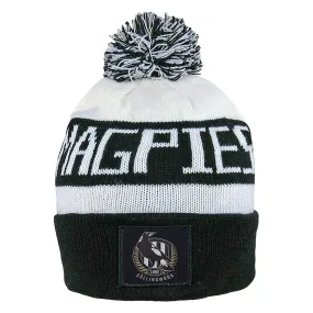 Adult's AFL Collingwood Football Club Bar Beanie