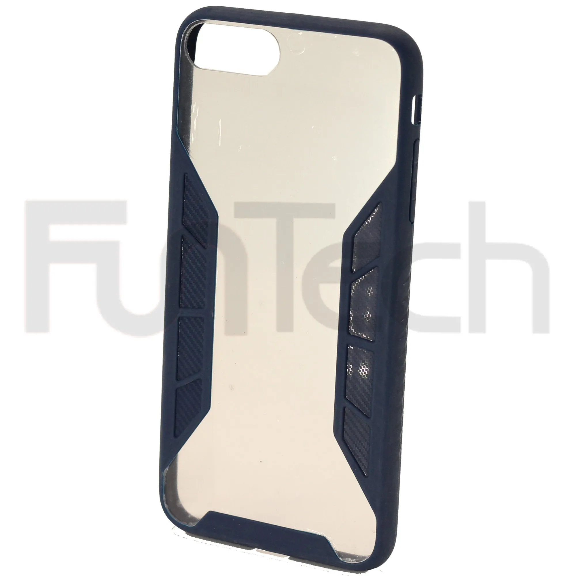 Apple iPhone 7/8 Plus Grid Gel Case Blue