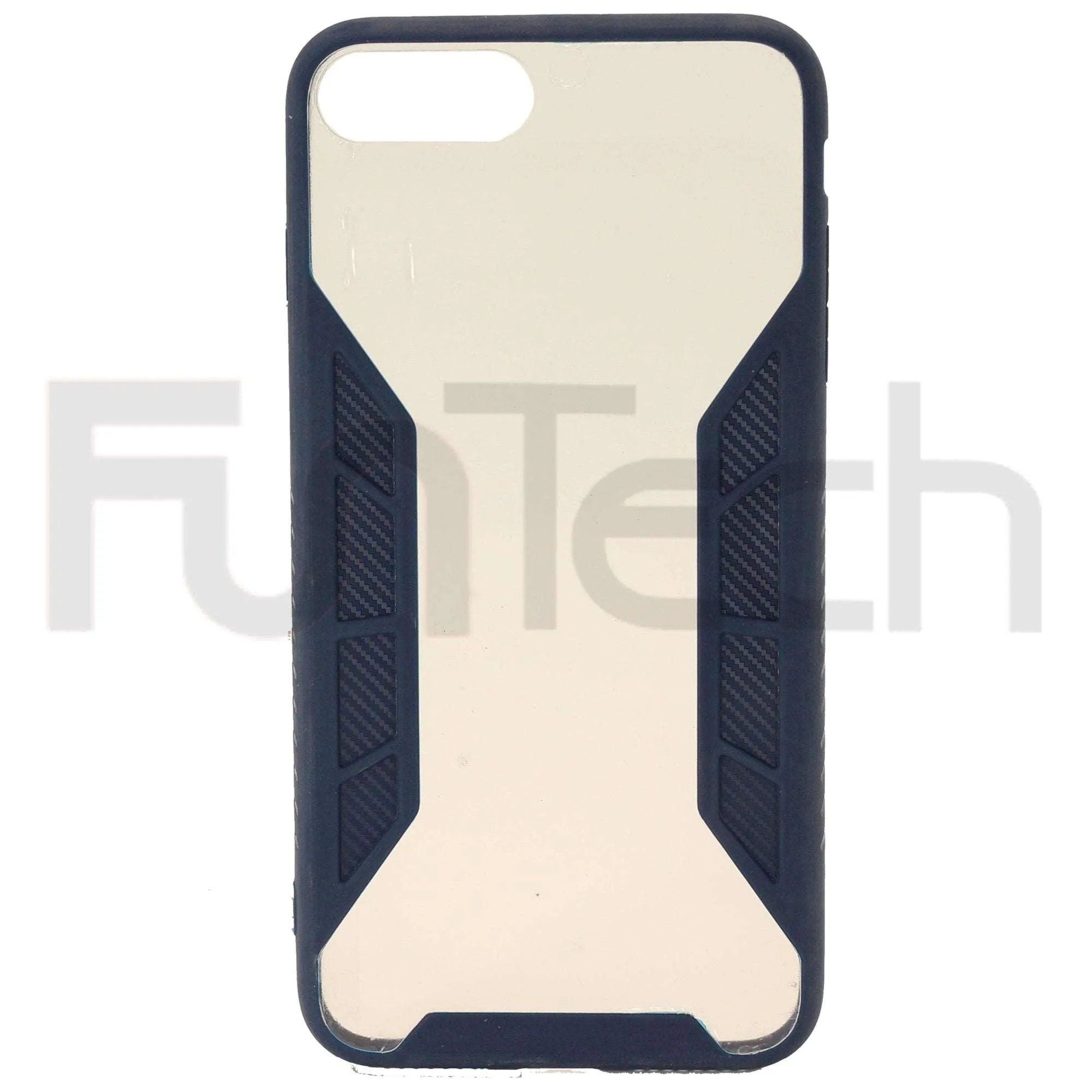 Apple iPhone 7/8 Plus Grid Gel Case Blue