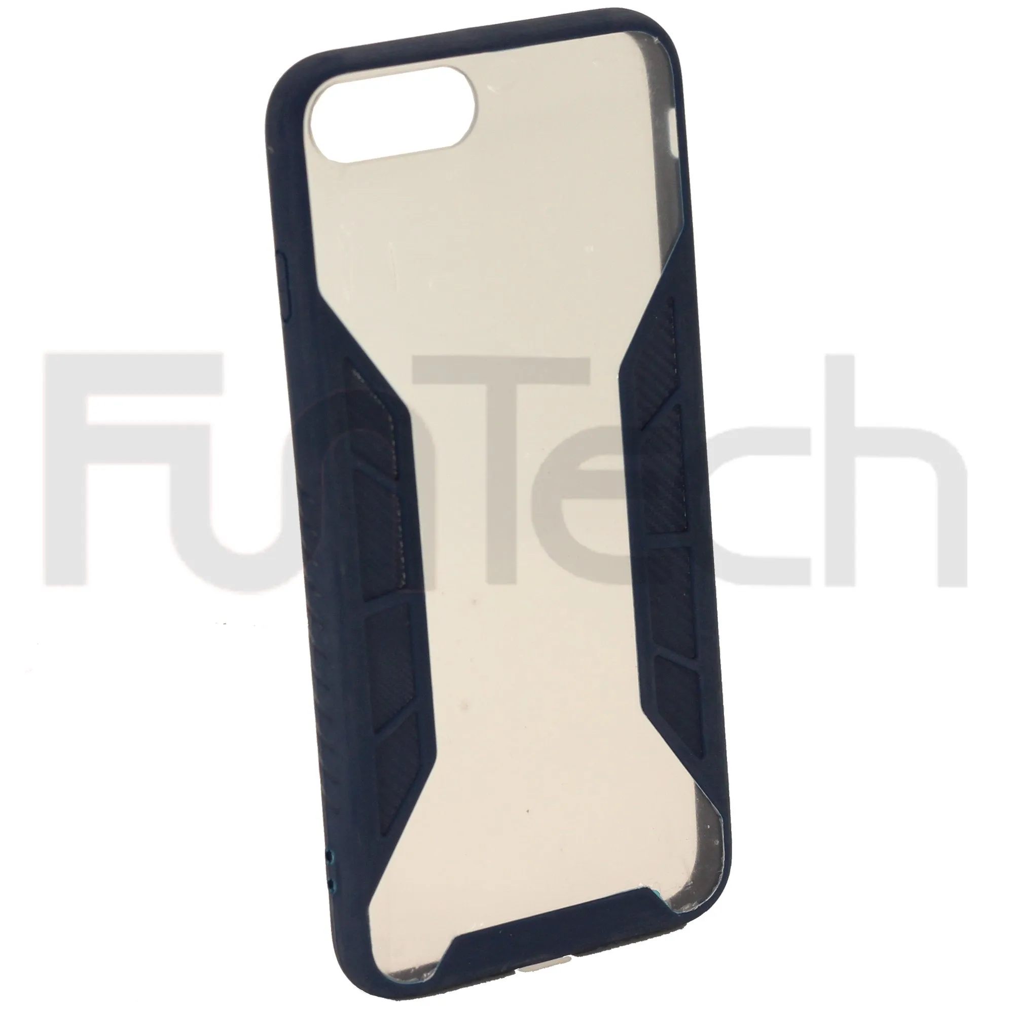 Apple iPhone 7/8 Plus Grid Gel Case Blue