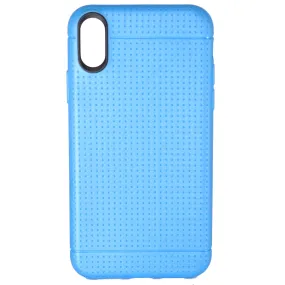 Apple iPhone X & XS Grid Gel Case in Blue