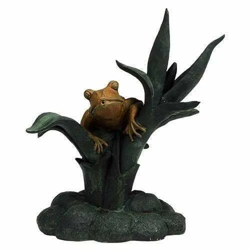 Aquascape Frog on Reed Spitter