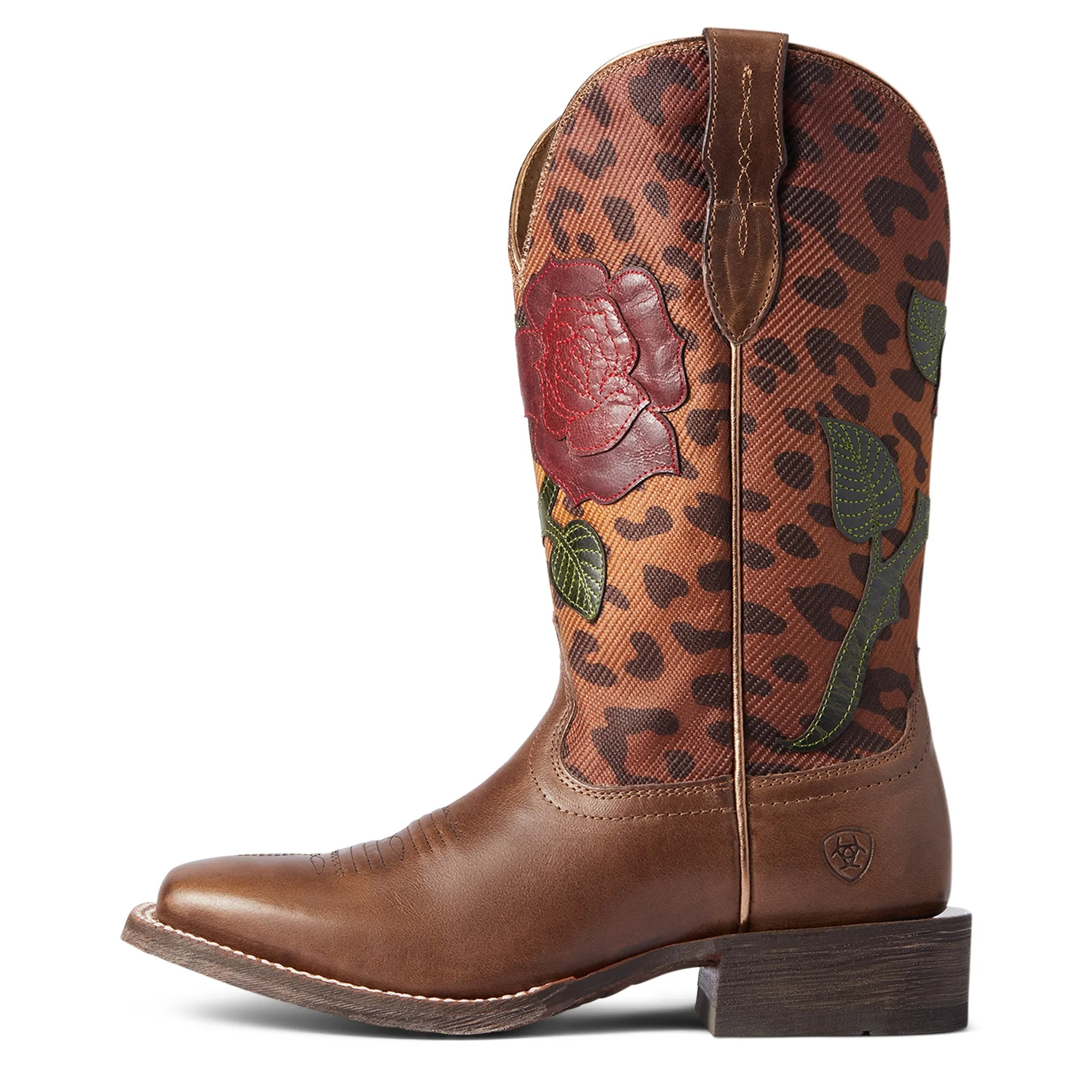 Ariat Ladies Circuit Rosa Cedar & Leopard Print Boots 10038278