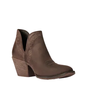 Ariat Ladies Encore Weathered Brown Western Bootie 10038480