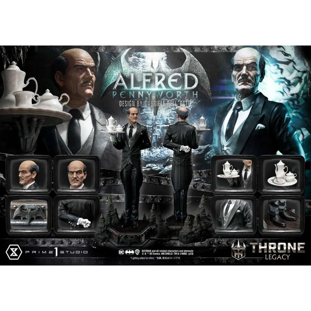 Batman (Comics) Alfred Pennyworth Throne Legacy Statue by Prime 1 Studios