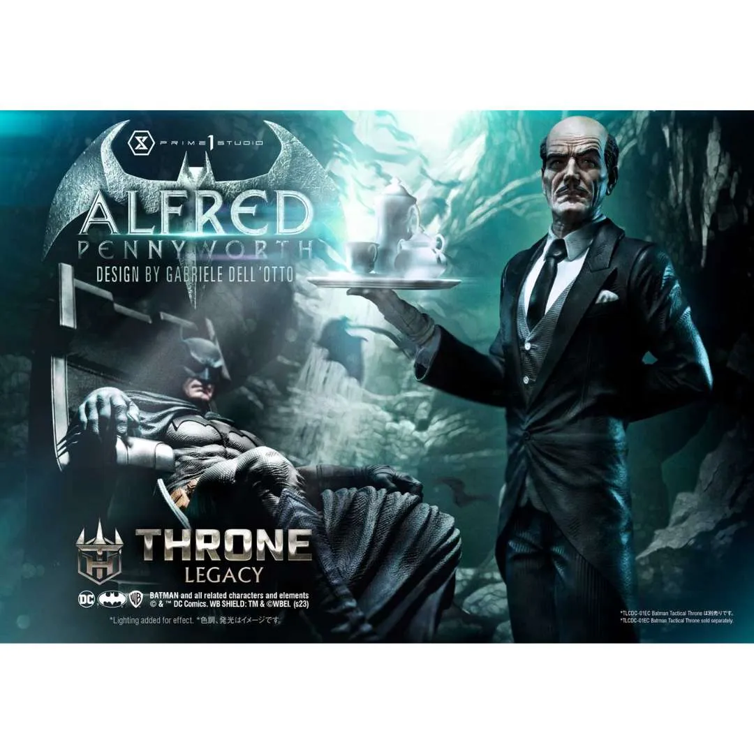 Batman (Comics) Alfred Pennyworth Throne Legacy Statue by Prime 1 Studios
