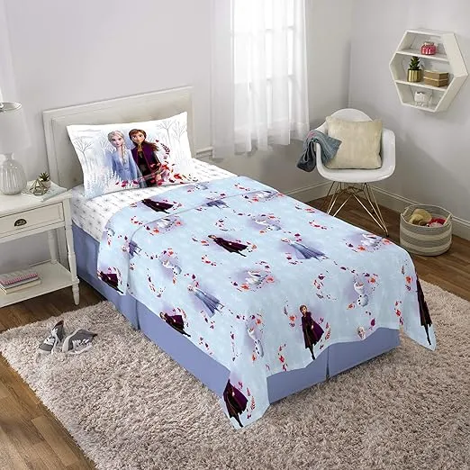 BEDSHEET SET-TWIN/FROZEN 2 FRANCO 942/
