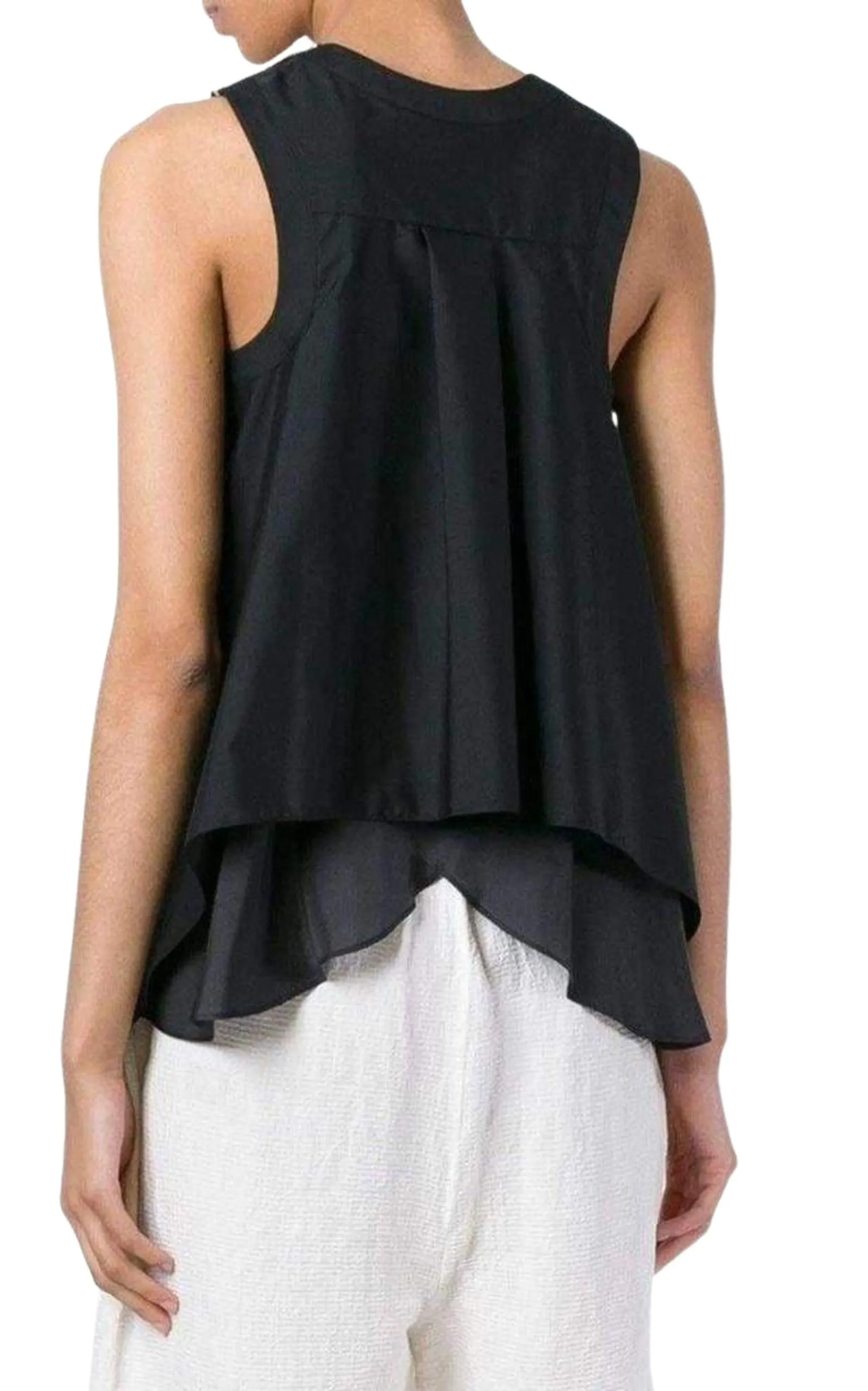 Belted Front Top