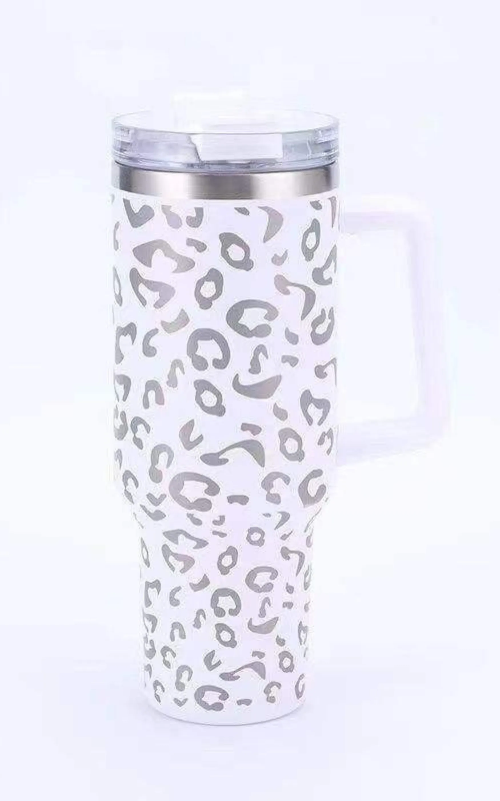 BHB Exclusive: White Leopard 40oz Tumbler