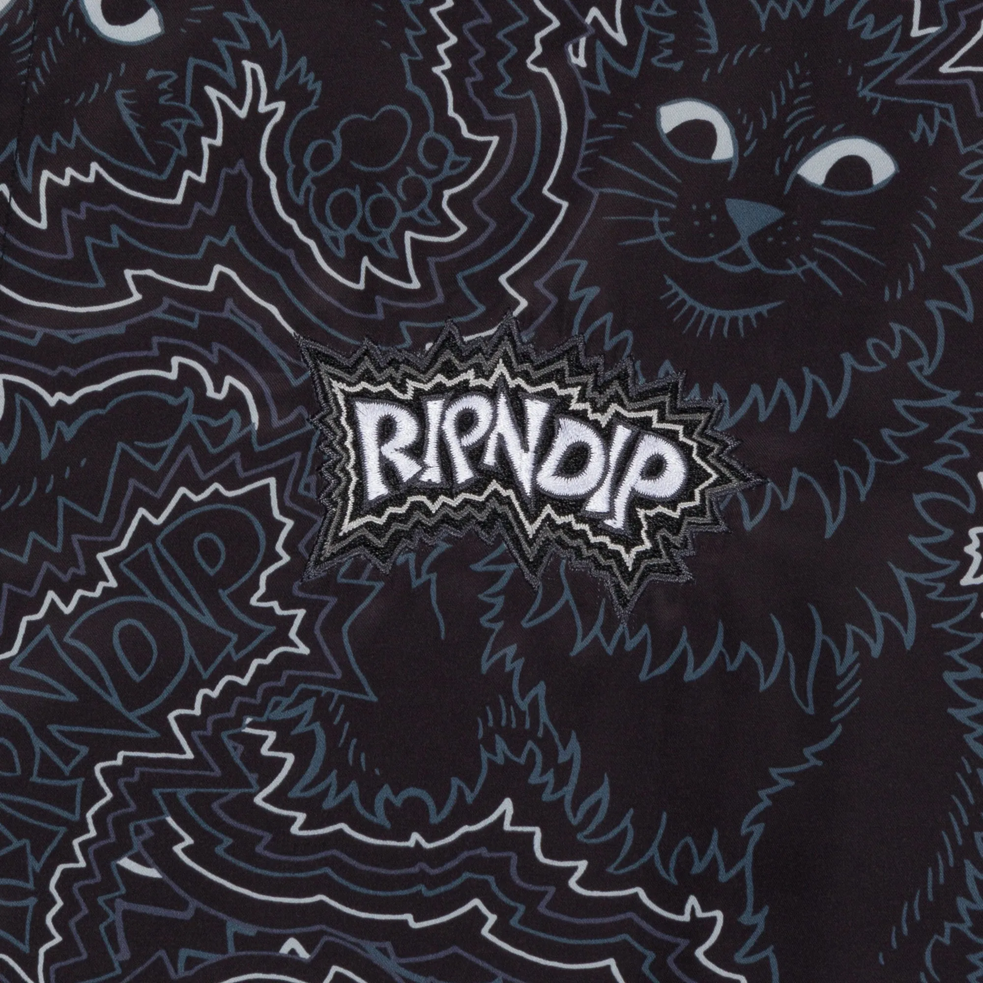 Big Pussy Energy Button Up (Black)