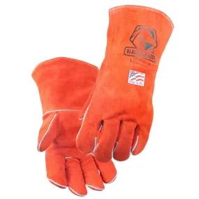 Black Stallion Made in USA Split Cowhide Stick Glove - 101A
