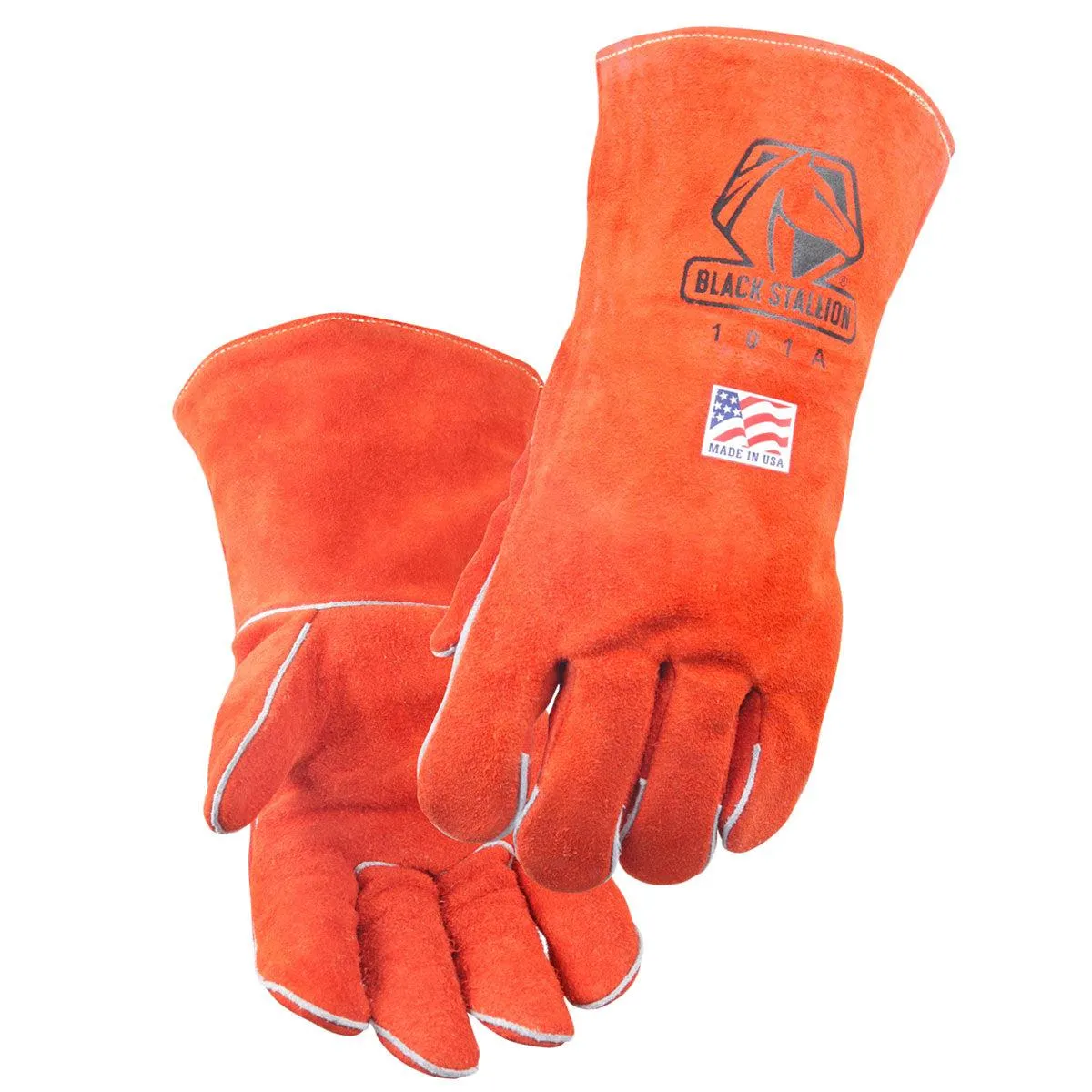 Black Stallion Made in USA Split Cowhide Stick Glove - 101A