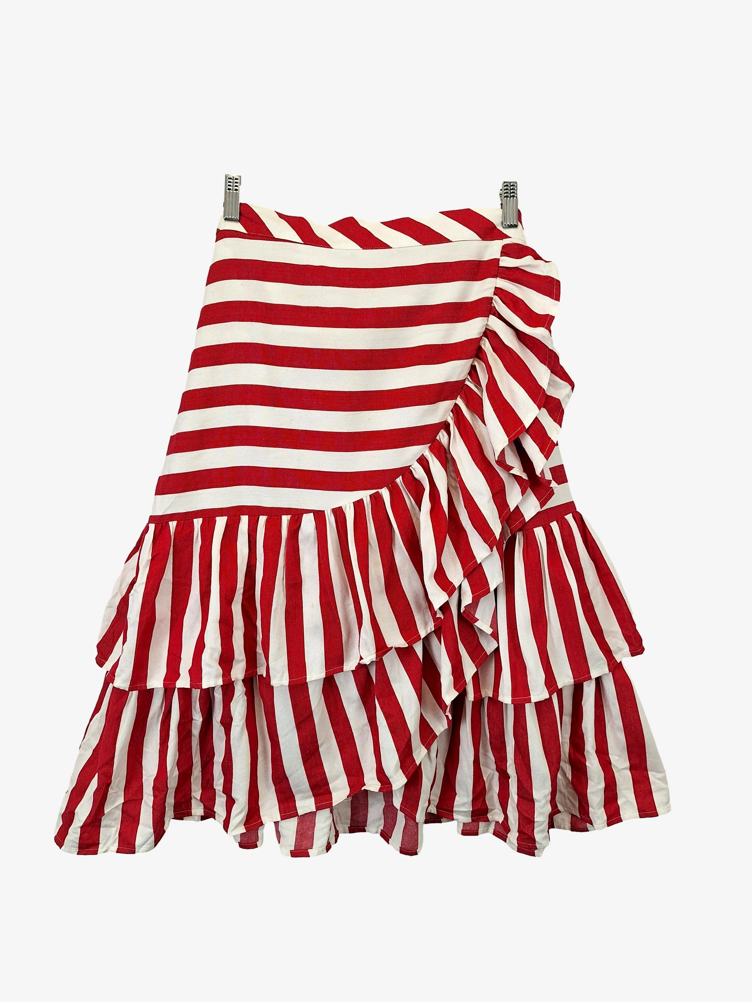 Bohemian Traders Draped Frill Asymmetric Midi Skirt Size L