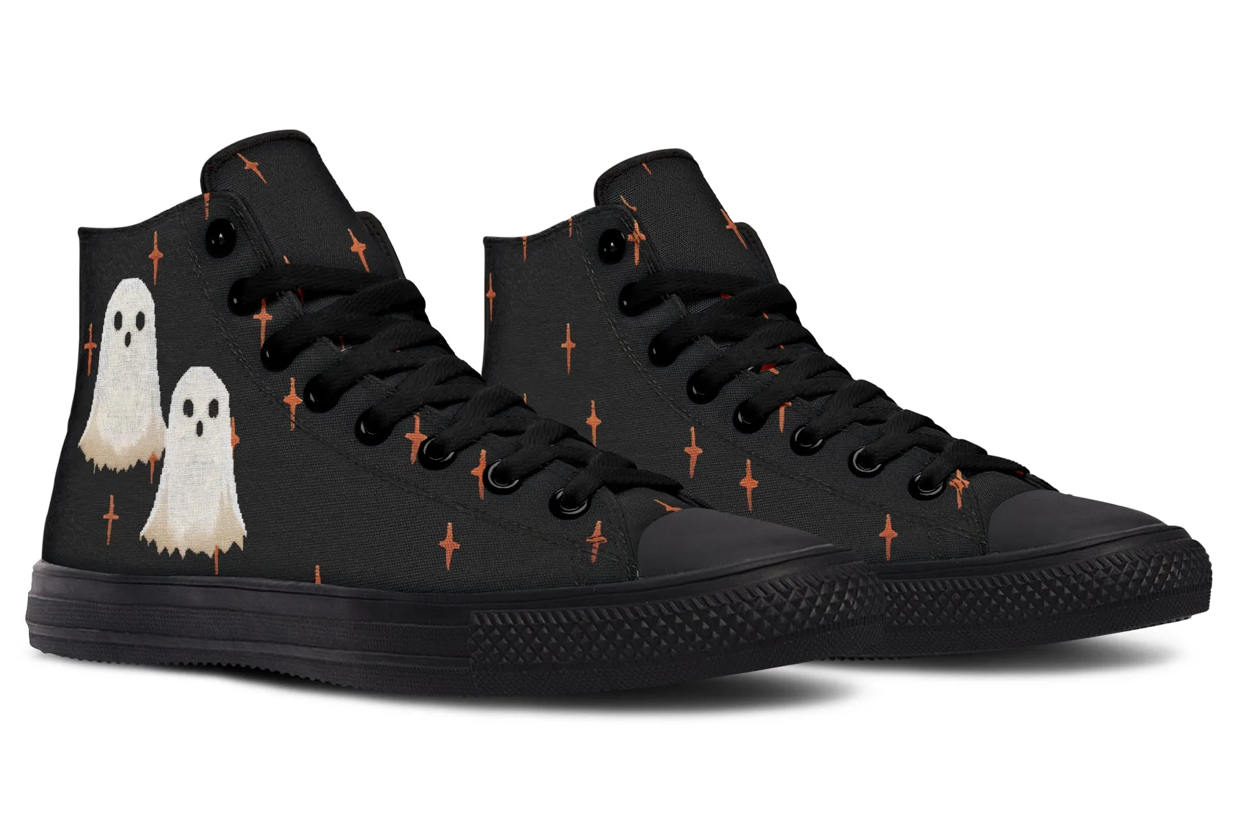 Boo High Tops - Classic Premium Canvas Shoes with Comfortable and Durable Soles