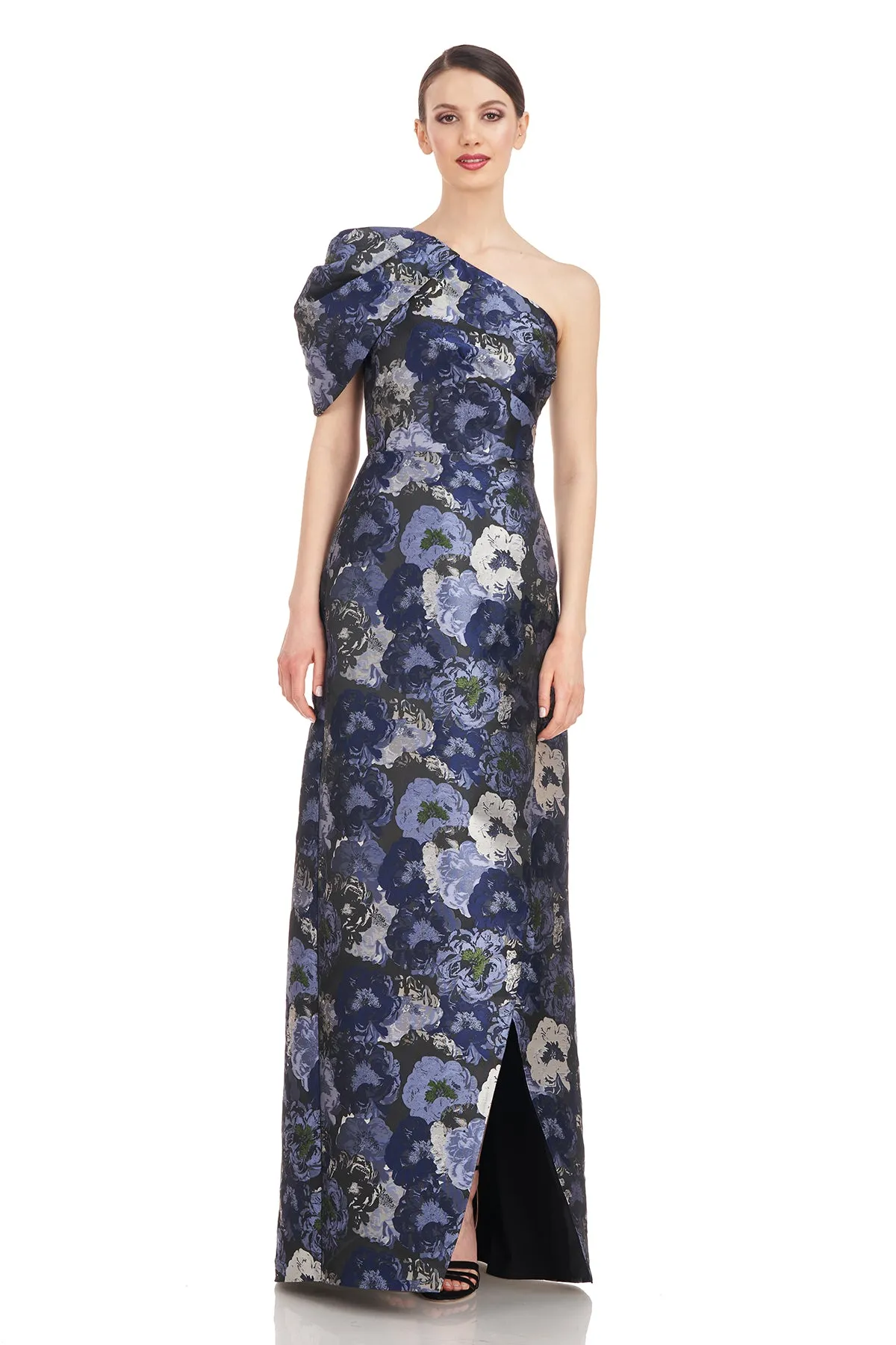 Briana Shoulder Draped Gown