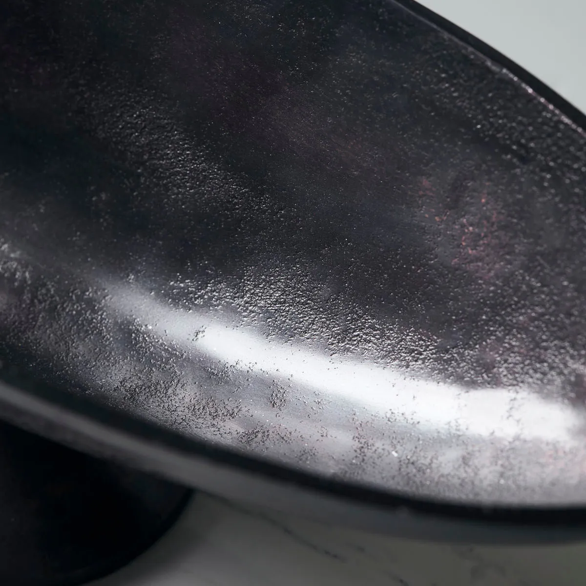 Bronzed Oval Decorative Bowl