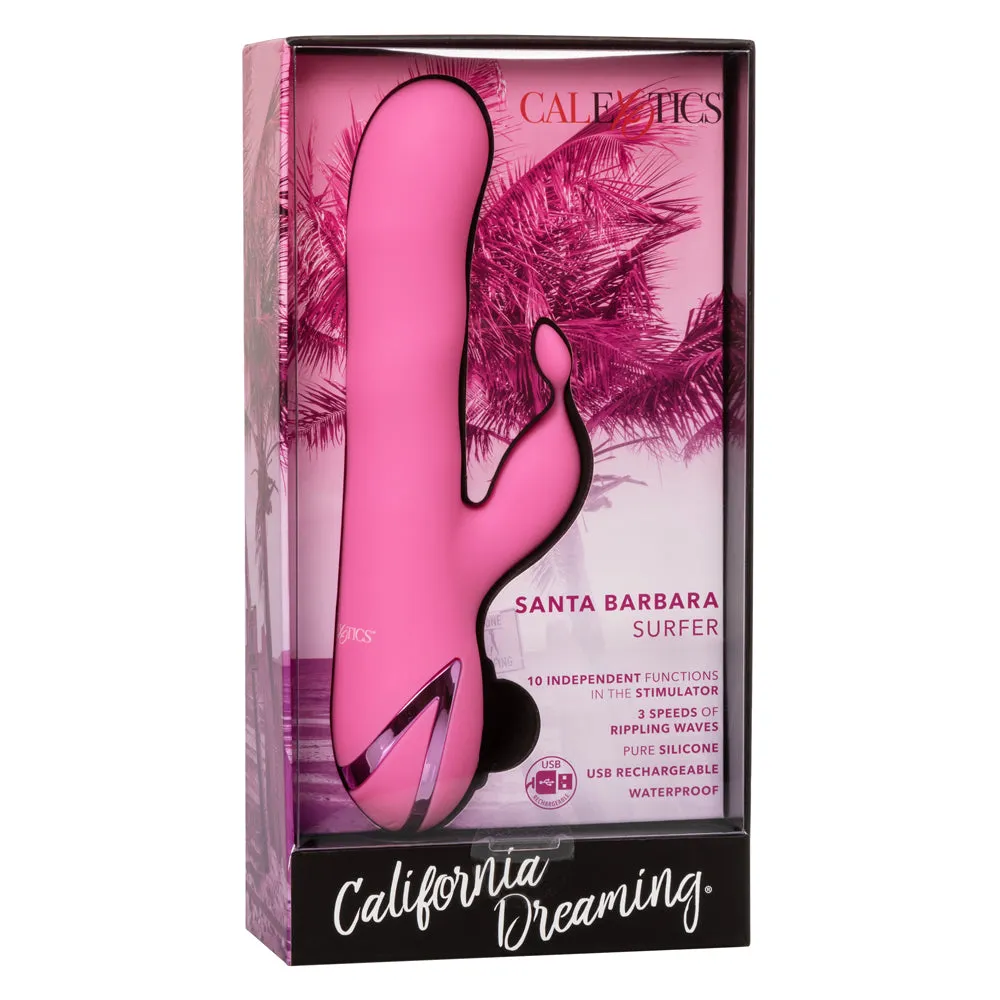 California Dreaming Santa Barbara Surfer Rotating Beads Rabbit Vibrator