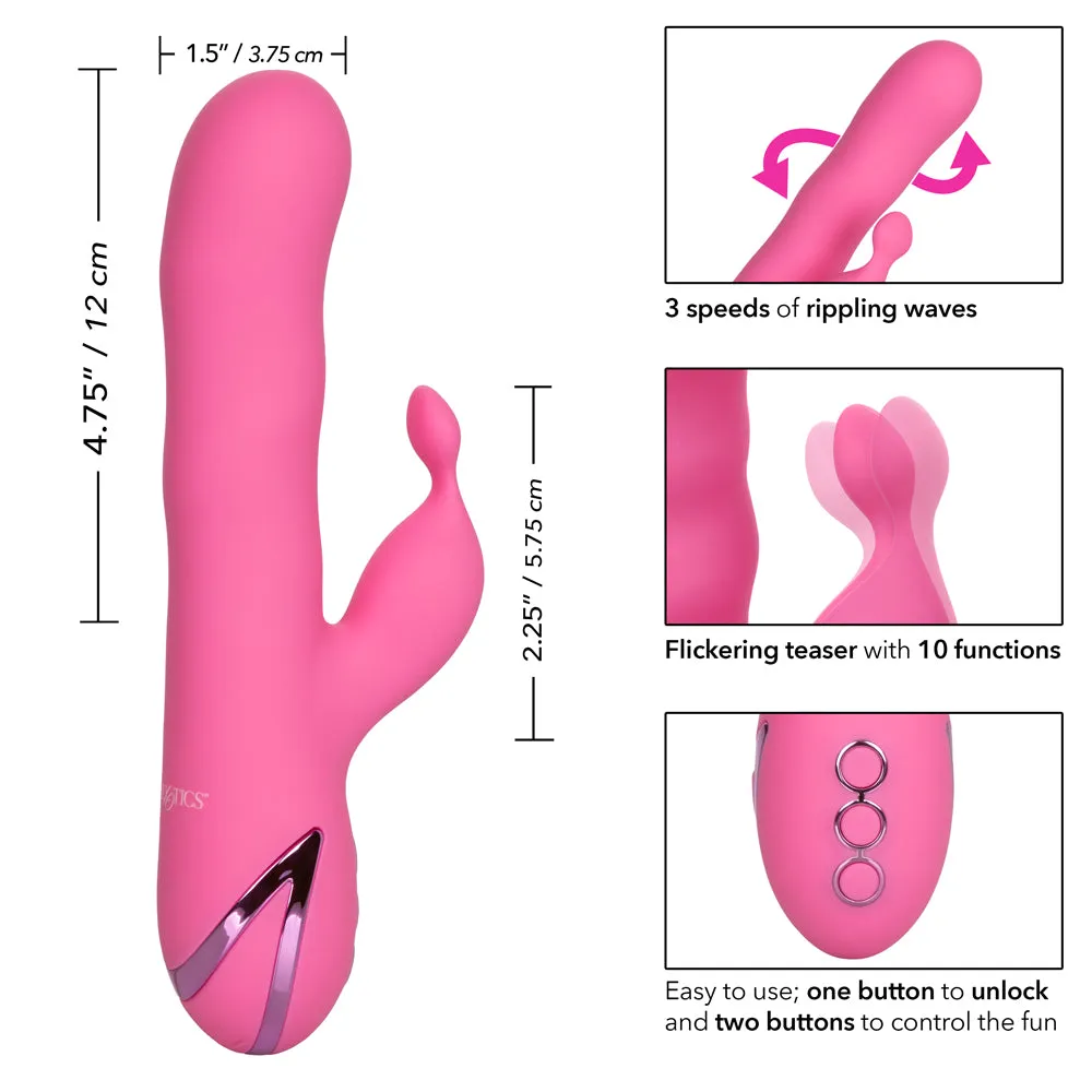 California Dreaming Santa Barbara Surfer Rotating Beads Rabbit Vibrator