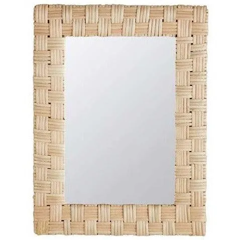 Cane Wall Mirror - Small Set of 2